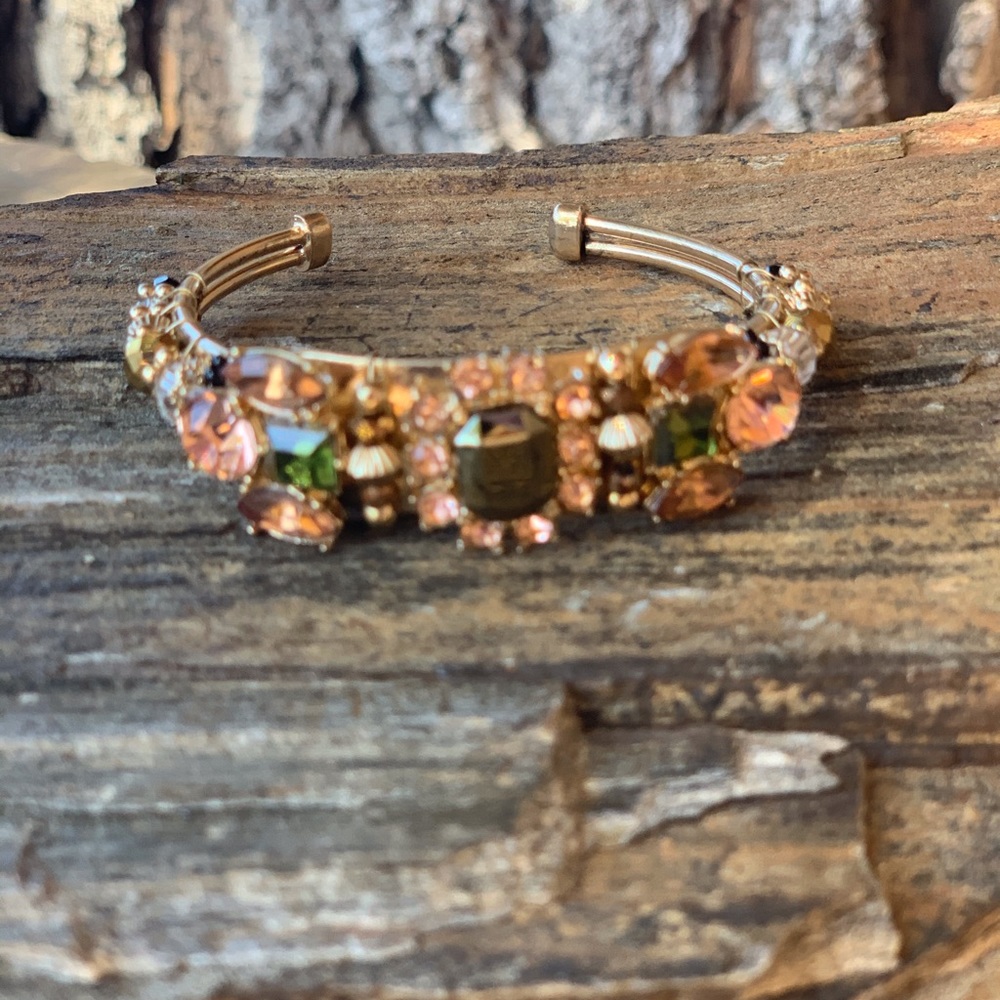Multi Color Rhinestone Cuff NWT - Picture 2 of 5